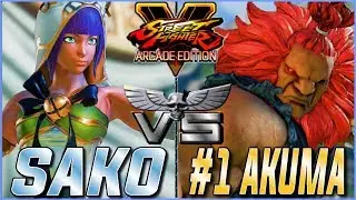SFV AE 🔥 SAKO (Menat) VS NAOOONN (#1 Akuma) First to 3 🔥 NRSFV