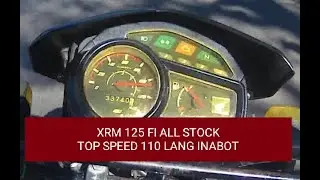 XRM 125 FI STOCK TOP speed 110 lang inabot