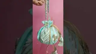 bridal potli bag.. #shaadiseason #ladiessangeetdance #potlibag  #Suryavanshi #qismat2 #NainaKajrare