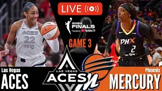 WNBA LIVE! LAS VEGAS ACES vs PHOENIX MERCURY GAME 3 | 2025 WNBA FINALS | Oct. 9, 2025 | NBA 2K26