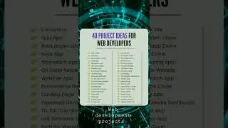 Best Web Development Projects For Every Web Developers