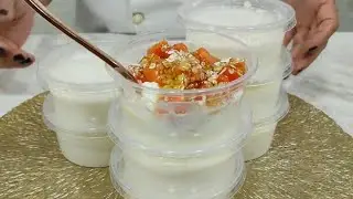 Esse iogurte caseiro fica melhor que o do mercado 😍🥛 |#kdeliciacozinha