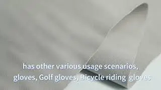 Flexible Microfiber Suede Leather For Gloves Material
