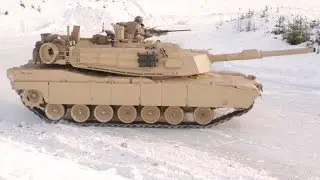 US Marine Corps - M1A1 Main Battle Tanks Drifting Maneuvers [720p]