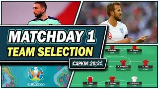 Team Selection for Matchday 1 | Euro 2020 Fantasy Football | TIPS & GUIDE!