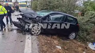 Πάτρα -  Τροχαίο με τρείς τραυματίες στον Άγιο Βασίλειο