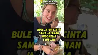 Bule Jatuh Cinta Sama Jajanan Indonesia 5 Ribuan #reaksibule #bule #shorts