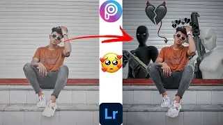 broken heart photo editing. breakup photo editing tutorial. breakup editing