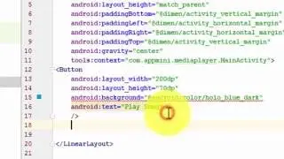 Media Player Android App Very Easy Android Studio