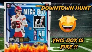 Ripping 2025 Donruss Football Mega Box. Downtown Hunt. 🔥🔥🔥🔥
