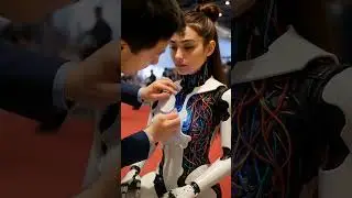 World&rsquo;s Most Realistic Female Robot Revealed at Tech Expo 2025! #robot #aiart #ai