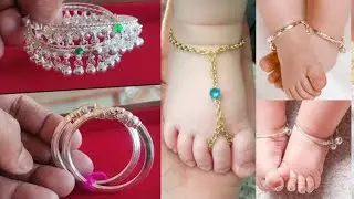 Baby Girls Silver Payal Design/Latest Silver Anklets Design/2022 New payal Design