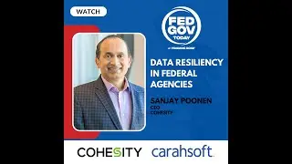 Sanjay Poonen, CEO of Cohesity on Fed Gov Today - 10/29/23