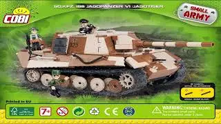 Cobi Instructions | Small Army / WW2 | 2484 | Sd.Kfz.186 Jagdpanzer VI Jagdtiger  (Tank Destroyer)