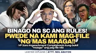 VP SARA IMPEACHMENT (2026) FILED! Maaga ba? Posible magkaproblema sa SC?? #LawyerExplains #AttorNEIL