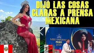 MISS PER&Uacute; NO SE CALLA Y DICE LAS COSAS CLARA EN TV MEXICANA