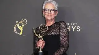 Jamie Lee Curtis scores first Emmy for The Bear, jokes about selling 'yogurt that makes you s    for