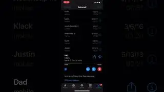 Voicemail from Dad