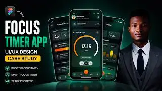 Designing a Modern Focus Timer App in Figma | Full UI/UX Case Study