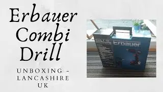 Erbauer Combi ECD 18 Li 2 cordless Drill unboxing