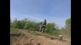 Kawasaki KLX 250s - Track Jump Slow Motion