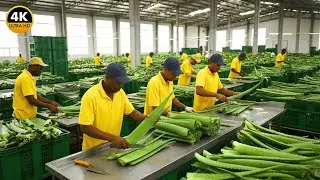 INSANE Aloe Vera Gel Factory &ndash; The Full Industrial Process Behind Millions of Liters a Day