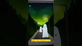 let's draw some ghosts on my I pad :)