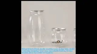 easy open can plastic bottle for milk tea