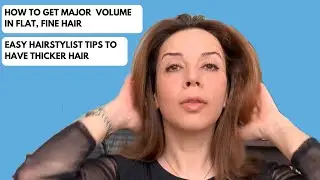 How to get fuller and thicker hair?(Easy/affordable)Styling Tips for thin & fine hair/product review