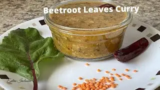 Beetroot leaves curry || Beetroot green sambar ||paruppr keerai