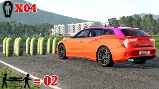 Ultra Realistic High-Speed Car Crashes in BeamNG.drive #84 | Ultra Detailed Crash Compilation