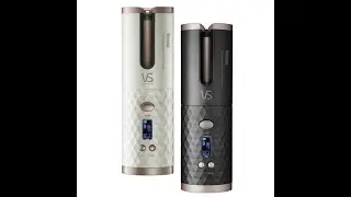VS Wireless Rechargeable Auto Hair Curler, VSA-1910BH/WH