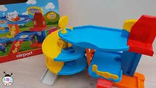 Baby Wheels Spiral Ramp Airport | ABC For Kids TV Toys