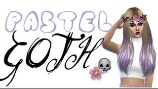 Sims 4 CAS | Pastel Goth