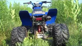 yamaha warrior custom exhaust