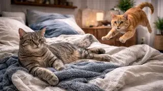 😹 Cat Play Therapy Works Happy, Healthy, HYPER Cats #cat #cute #viral #kitten #funny