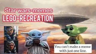 I recreated Star Wars Memes in Lego #legophotography #lego #stopmotion