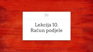 1. Razred srednje škole - Račun podjele i račun smjese