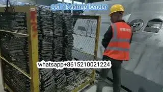 16mm stirrup bender automatic stirrup bending machine rebar bender rebar stirrup bending machine