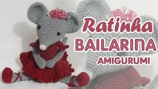 ratinha bailarina em crochê amigurumi parte1