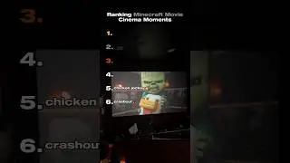 Ranking Minecraft Movie Cinema Moments