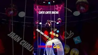 Dangerous😭😭😱 Backflip on Spinning Wheel | Fearless Man #viralshorts #shorts #perfecttiming #circus