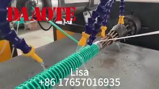 PVC Spiral Suction Hose Double Layers Extruder Machine