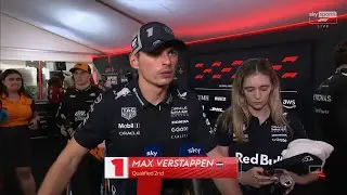 Max Verstappen: Norris Ruined My Lap, Cost Me Pole | Post Qualifying Interview | Singapore GP 2025