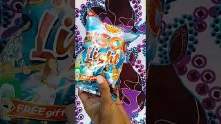 Disco Light | Snacks - 2 | free gift inside 🎁🥰 #snacks #unboxing #freegift #shorts