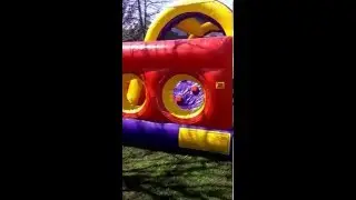 30ft Backyard Obstacle Course Rental in Baltimore, Maryland-Mr. Moonbounce Event Rentals