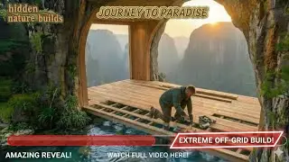 Hidden Forest House Build &ndash; Secret Nature Project||Hidden House in the Forest||Amazing Secret Build