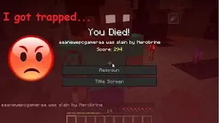 I found herobrine's secret bunker at 3 am (gone wrong)