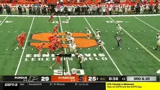Purdue vs Syracuse THRILLING Ending | 2022 College Football