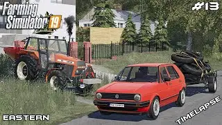 Fixing vehicles,covering silo & fertilizing | Animals on Eastern | Farming Simulator 19 | Episode 13